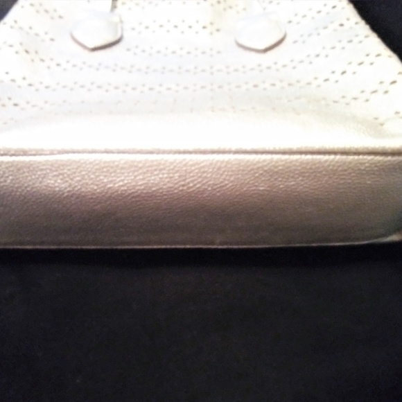 Silver Laser Cut TOTE Gold Inside - Picture 5 of 8